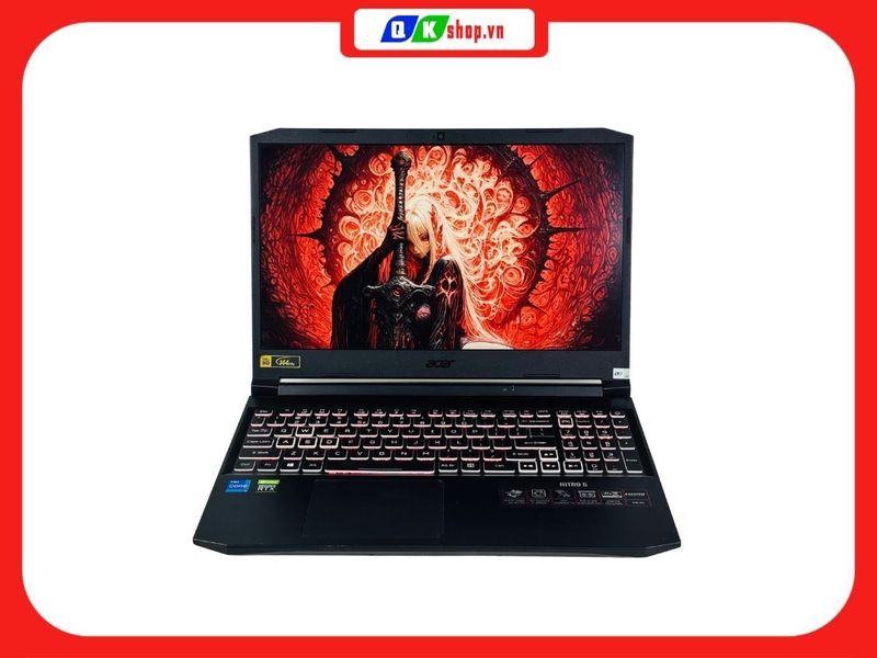 Laptop Acer Nitro 5 Gaming AN515 57 Core I7-11800H / Ram 8 GB / SSD 512GB / 15.6″ Full HD 144Hz / RTX 3050 4 GB