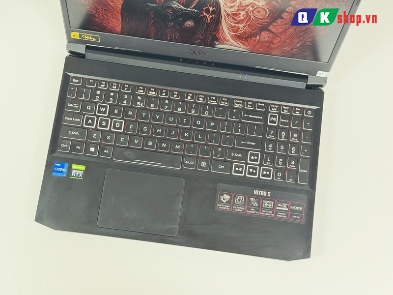 Laptop Acer Nitro 5 Gaming AN515 57 Core I7-11800H / Ram 8 GB / SSD 512GB / 15.6″ Full HD 144Hz / RTX 3050 4 GB
