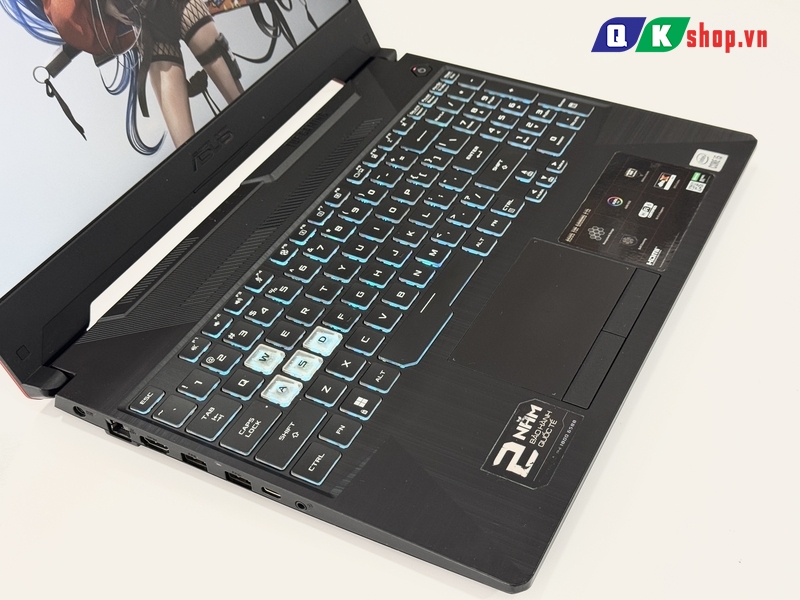 Laptop ASUS Gaming TUF FX506LHB-HN188W Core i5 10300H / Ram 16GB / SSD 512GB / 15.6"FHD 144Hz / GTX1650 4GB
