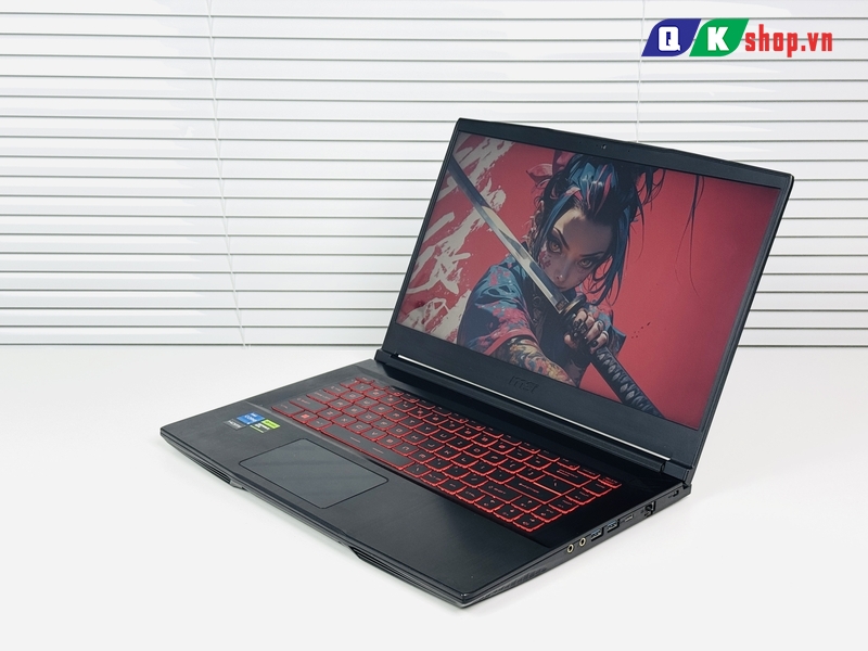 Laptop MSI Gaming GF63 Thin 12VE i5 12450H / Ram 16GB / SSD 512GB / 15.6″FHD 144Hz / RTX4050 6GB